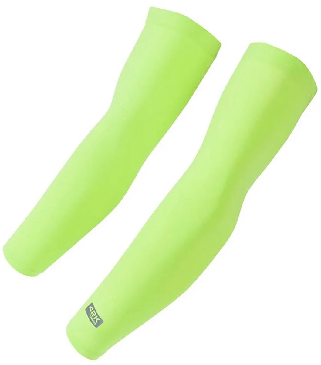 42k Running Armwarmers Geel S-M Man