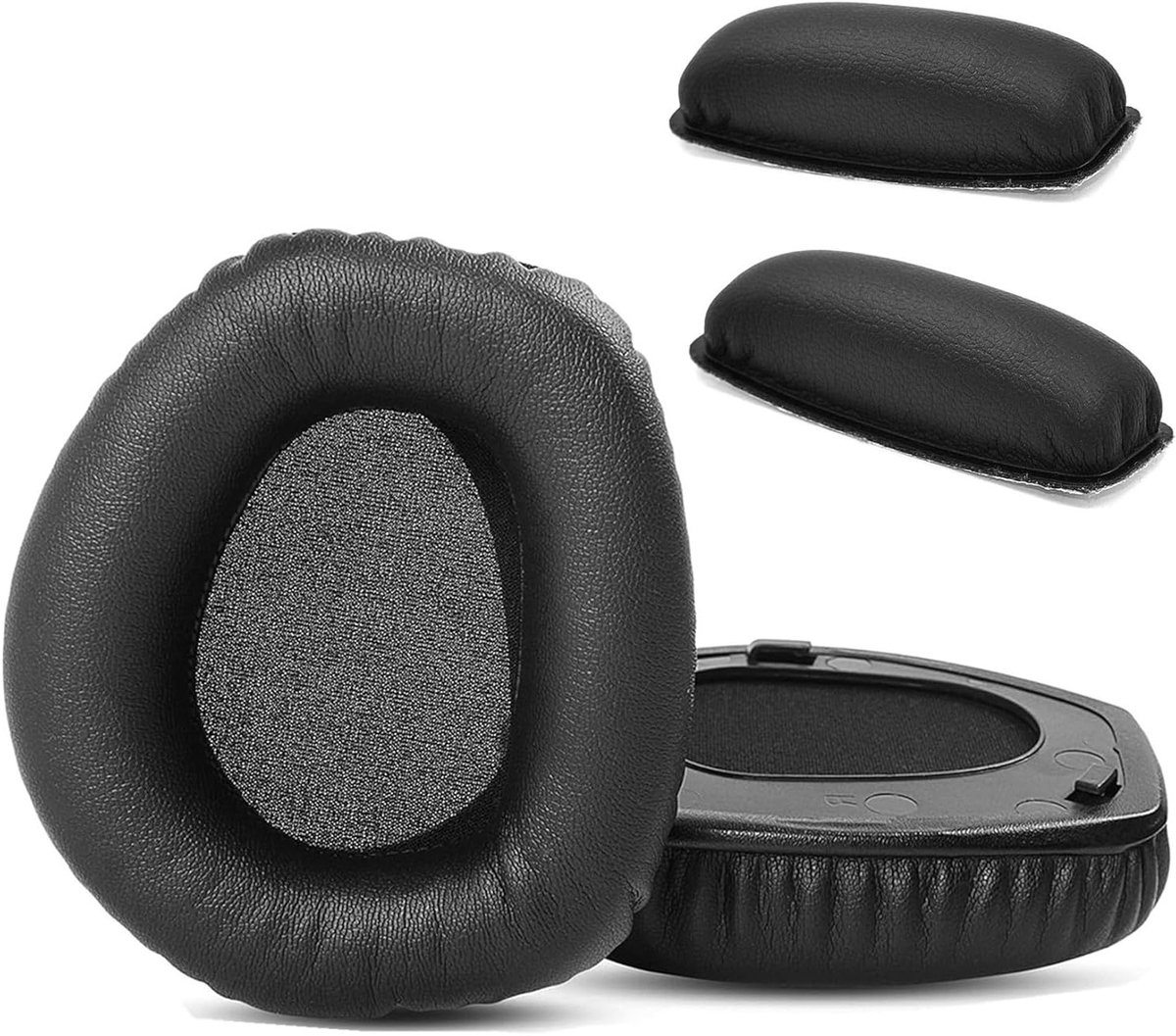 Comfortabele Vervangende Oorkussens van Eenvoudig Te Reinigen Kunstleer voor RS165 en RS175 Draadloze Hoofdtelefoons met Geheugenfoam
