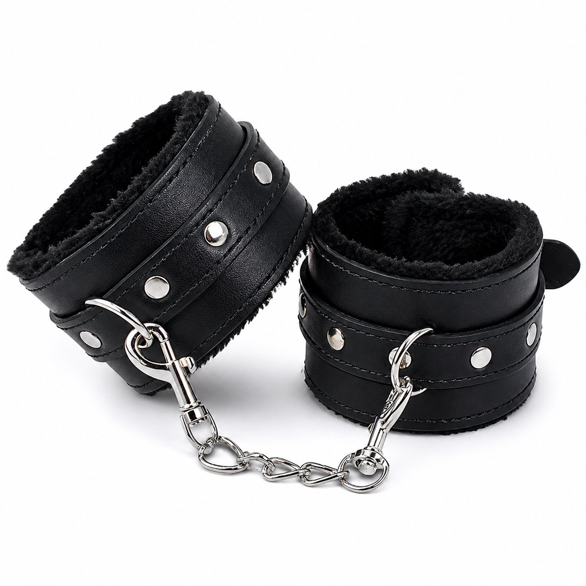 TJ Essentials Bondage Handboeien – Lederen BDSM Boeien – Seksspeeltjes – Voor Handen of Voeten – Zwart