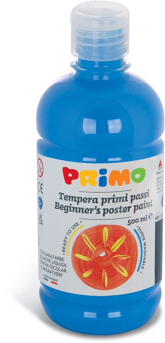 Primo Plakkaatverf Tempera 500 Ml Blauw
