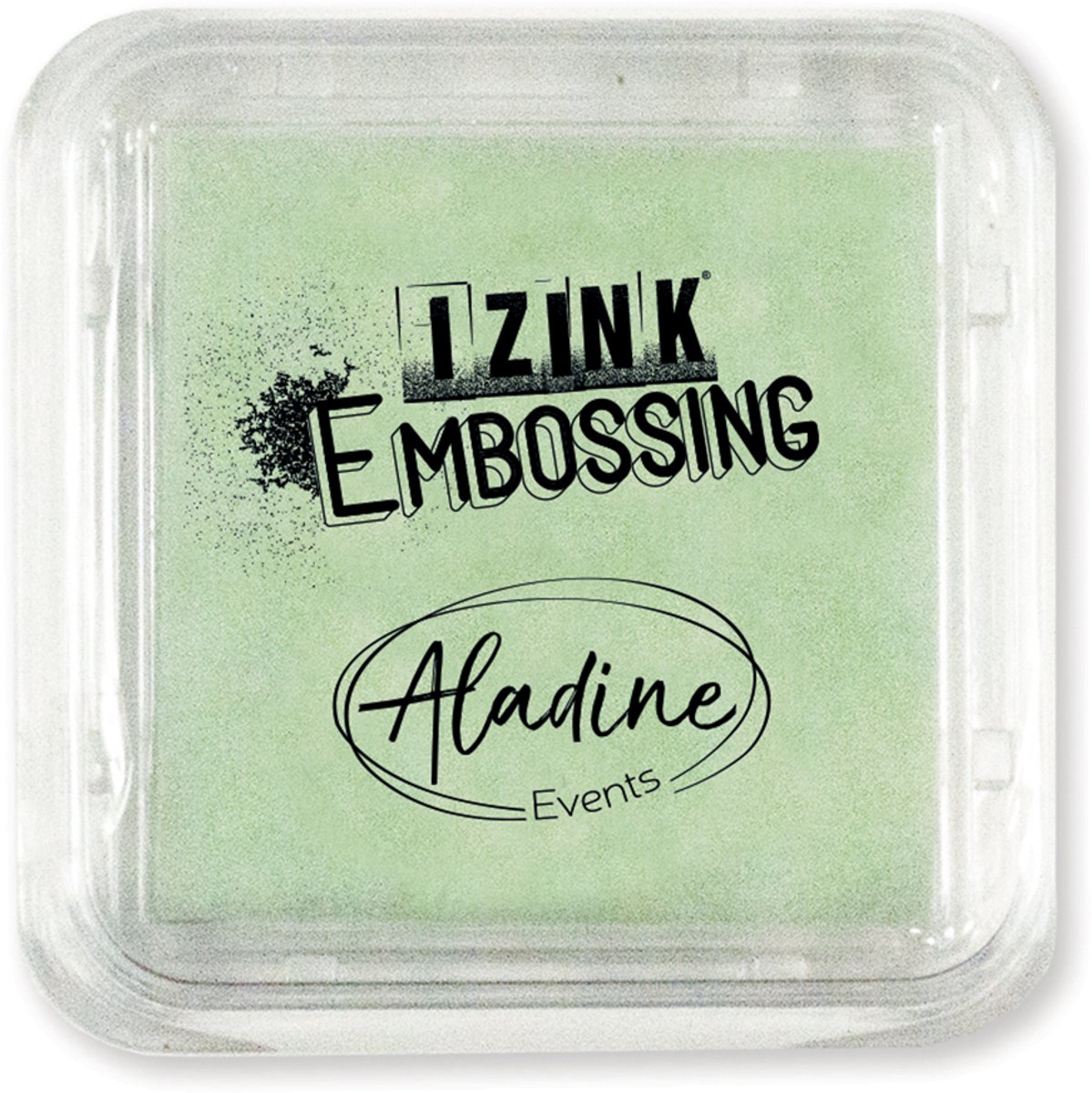 Aladine embossing inktkussen 5x5 cm medium voor papier knutselen.