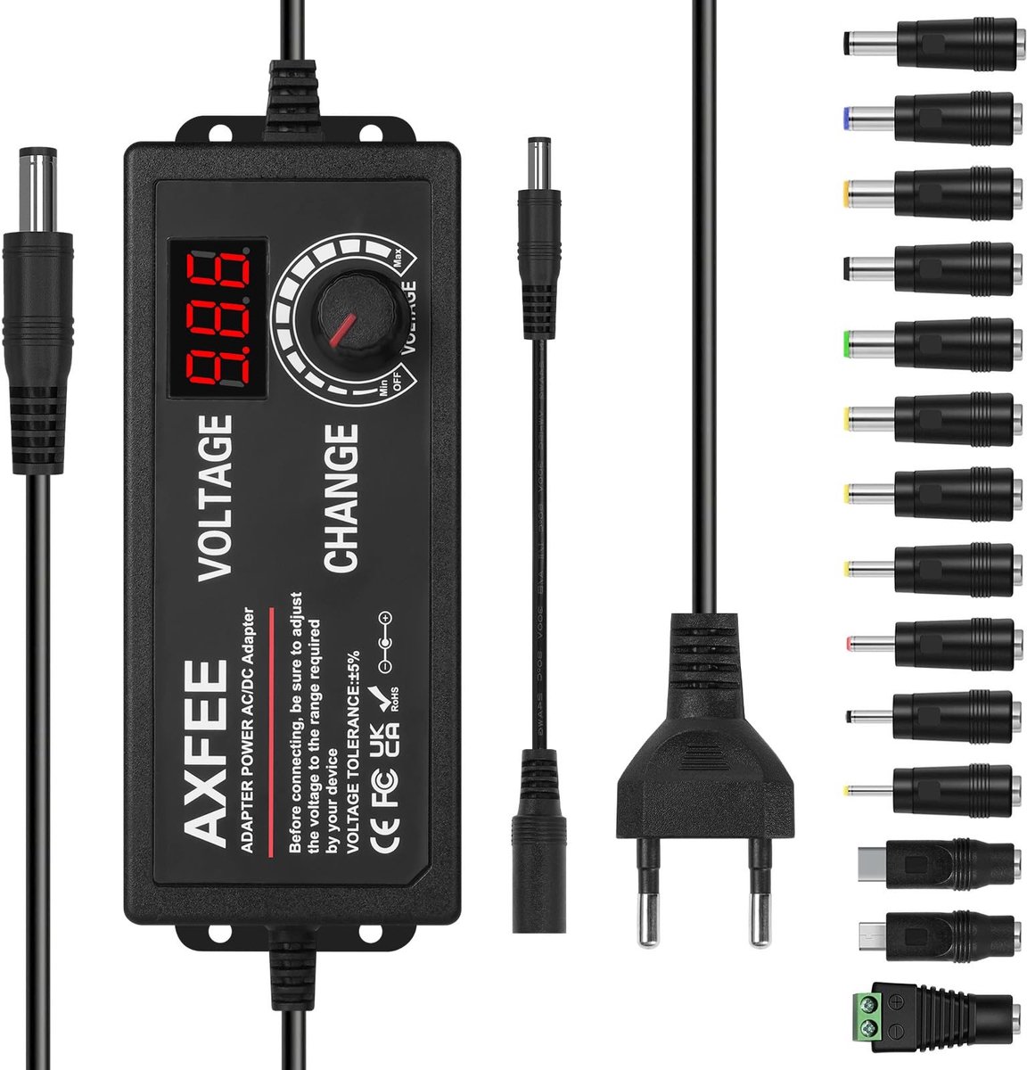 Dailygoods - Voedingsadapter - Universele voedingsadapter 3V-24V