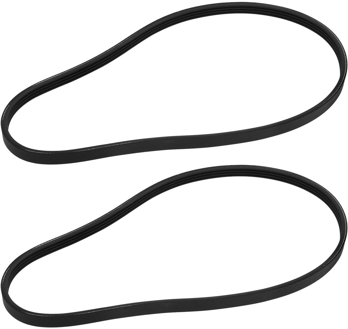 Allecto - Rubber Timing Belt - 2 Stuks - Hoge kwaliteit - Geschikt voor elektrische zaag - Duurzaam materiaal - Voor precisie - Universeel formaat