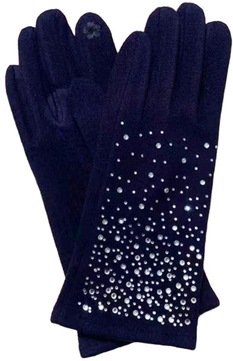 Allecto - Winterhandschoenen - Touchscreen Handschoenen - Elegant en Warm voor Buiten Activiteiten - Dames Accessoires - Met Strass - Geschikt voor...