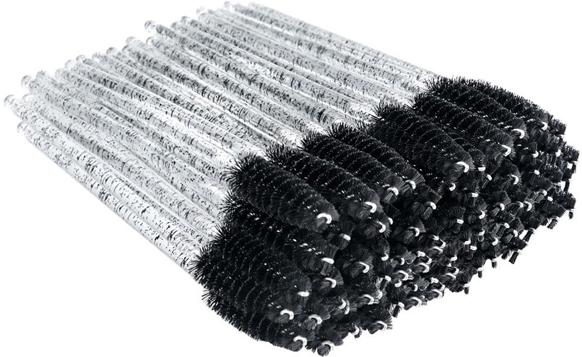 Allecto - Wimper Borstels - Multi-Color - Ideaal voor wimper scheiding - Wegwerp - Mascara Applicator - 300 Stuks - Geschikt voor mooie wimpers