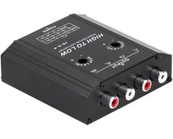 Store_9 - Voertuigversterkerconverter - Anti-interferentie - Snelle warmteafvoer - 4-kanaals - High Fidelity Audio-converter - Geschikt voor auto -...