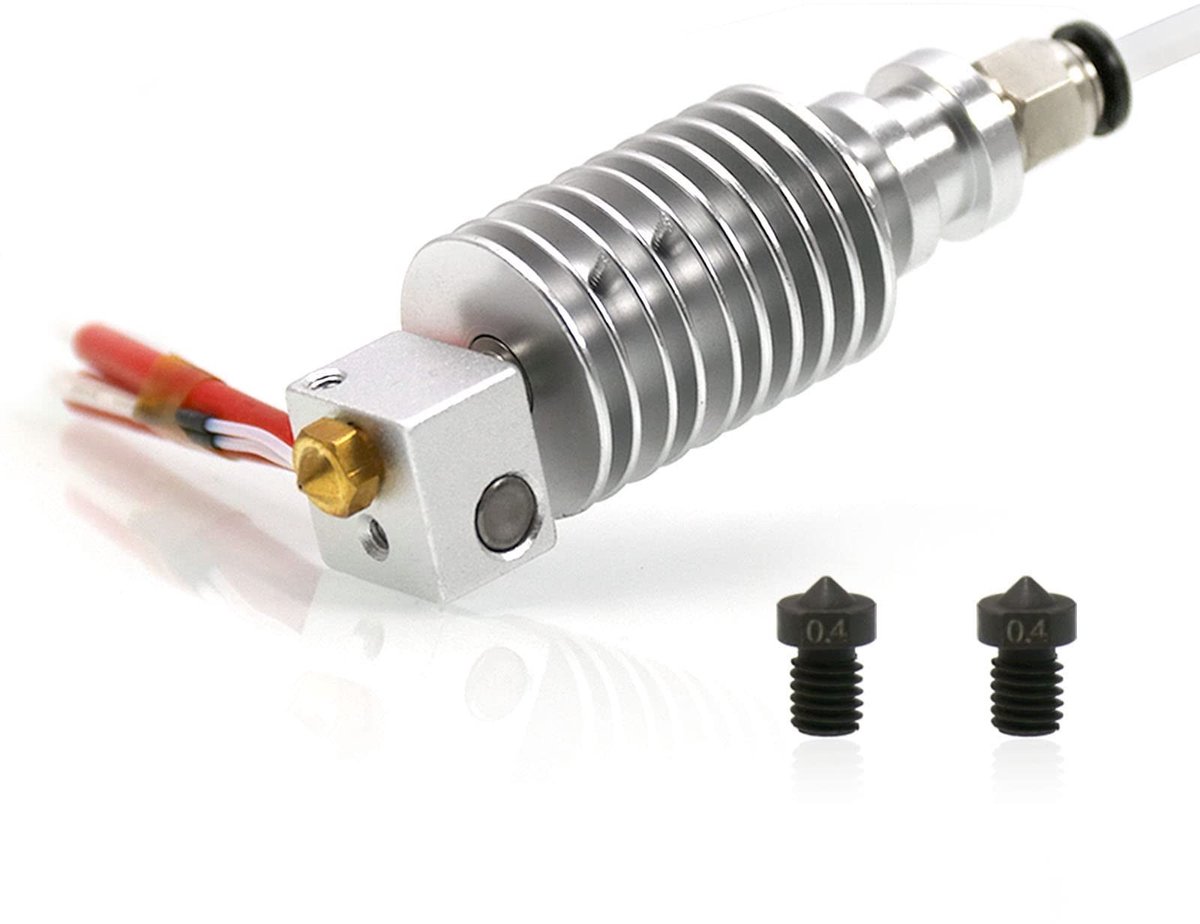 Store_8 - Chiron Hotend - 3D printer upgrade - Voorgemonteerd - Gehard staal - 0.4 mm nozzle - Verbeter je printkwaliteit - Geschikt voor Chiron 3D...