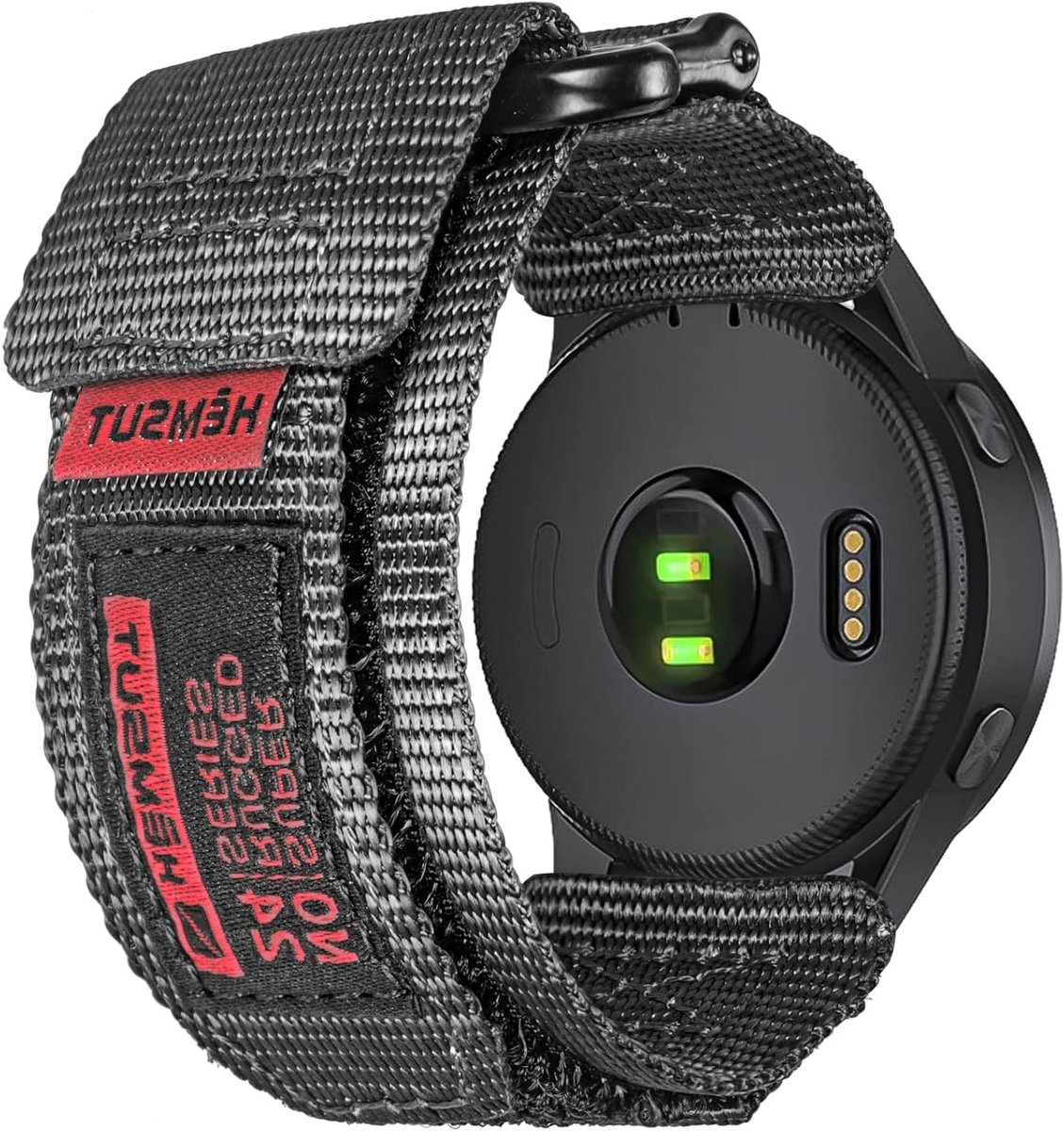 Duurzame Nylon Sportband met Klittenband voor Amazfit GTR 2e, GTR 2, GTR 3 en GTR 4 Smartwatches, Ideaal voor Actieve Gebruik