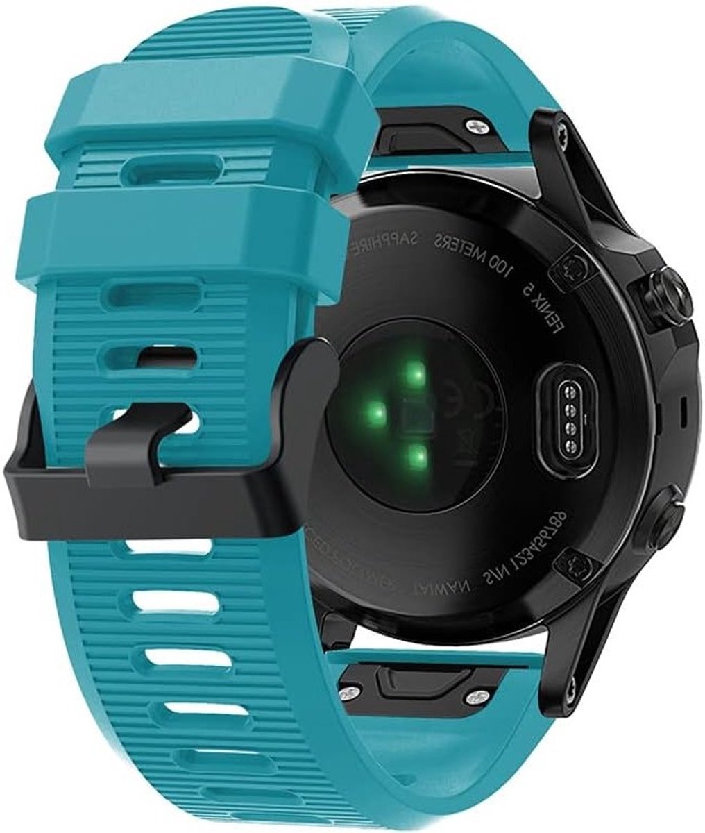 Siliconen Sport Armband voor Garmin Tactix en Fenix Series - 26mm Vervangbare Quick Fit Polsband met Comfortabele Pasvorm en Duurzaam Materiaal