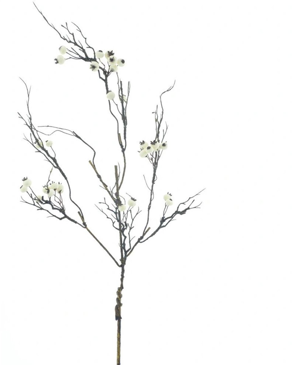Buitengewoon Boet Buitengewoon de boet - Blueberry spray twig creme 88 cm kunsttak wit