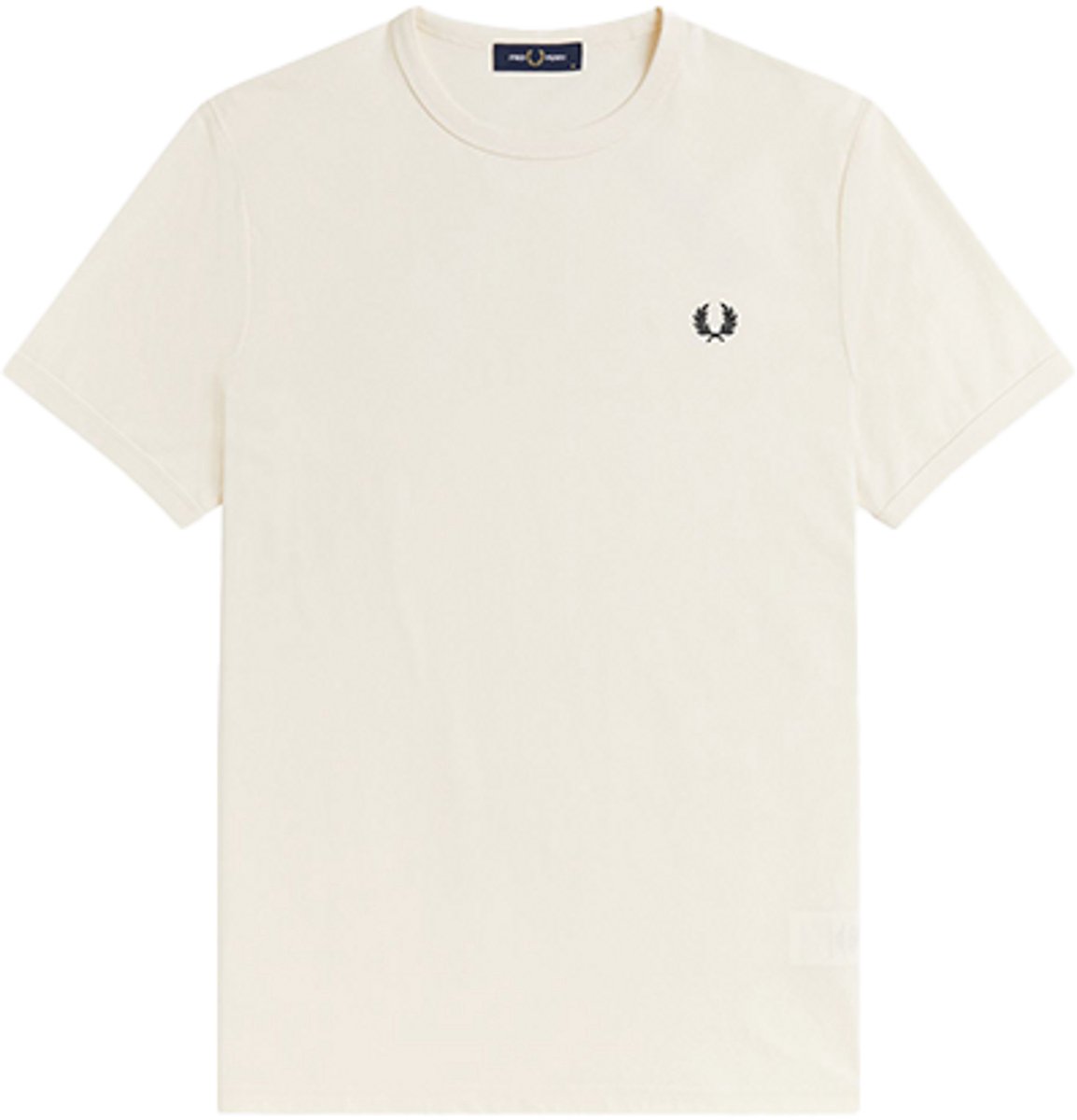 Fred Perry Ringer T-Shirt Creme