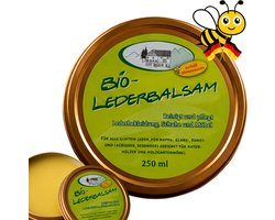 Ledercrème 250 ML - Biologische leerbalsem - Bijenwas - Onderhoud leder - Lederbalsem universeel - Leerbalsem - Leercrème - Ledercrème - Lederpoets - Ledervet - Paardrijzadel - Jas - Tas - Motorpak
