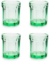 Serax - Paola Navone Fish & Fish - Glas M - Groen - 7 Ø - 22cl - 4 stuks