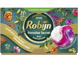 Robijn 3-in-1 Wascapsules Paradise Secret 15 stuks