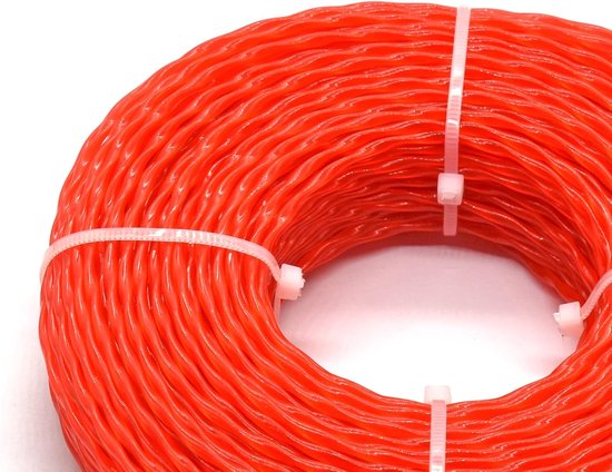 3,0 mm x 60 m maaidraad geschikt voor grasmaaiers - Extra sterke universele draad geschikt voor Husqvarna, Ryobi en Stihl - Vervangend accessoire — afbeelding 2