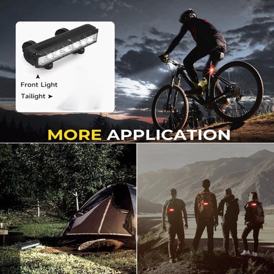 2800 Lumen E-bike Koplamp - Fietslicht - Bike light - 5 LED - 5 Standen - 6400mAh - IPX5 Waterdicht-Voorlicht MTB & Racefiets Verlichting — afbeelding 4