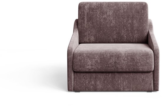 Fauteuil Met Slaapfunctie Slaapbank Ban Fly 80 Fauteuil Slaapbank - Armstoel - Kinderbed - Compact en Comfortabel - 1-zits - Vibe 69 (Pruim) van AJE Meubles B.V. — afbeelding 2