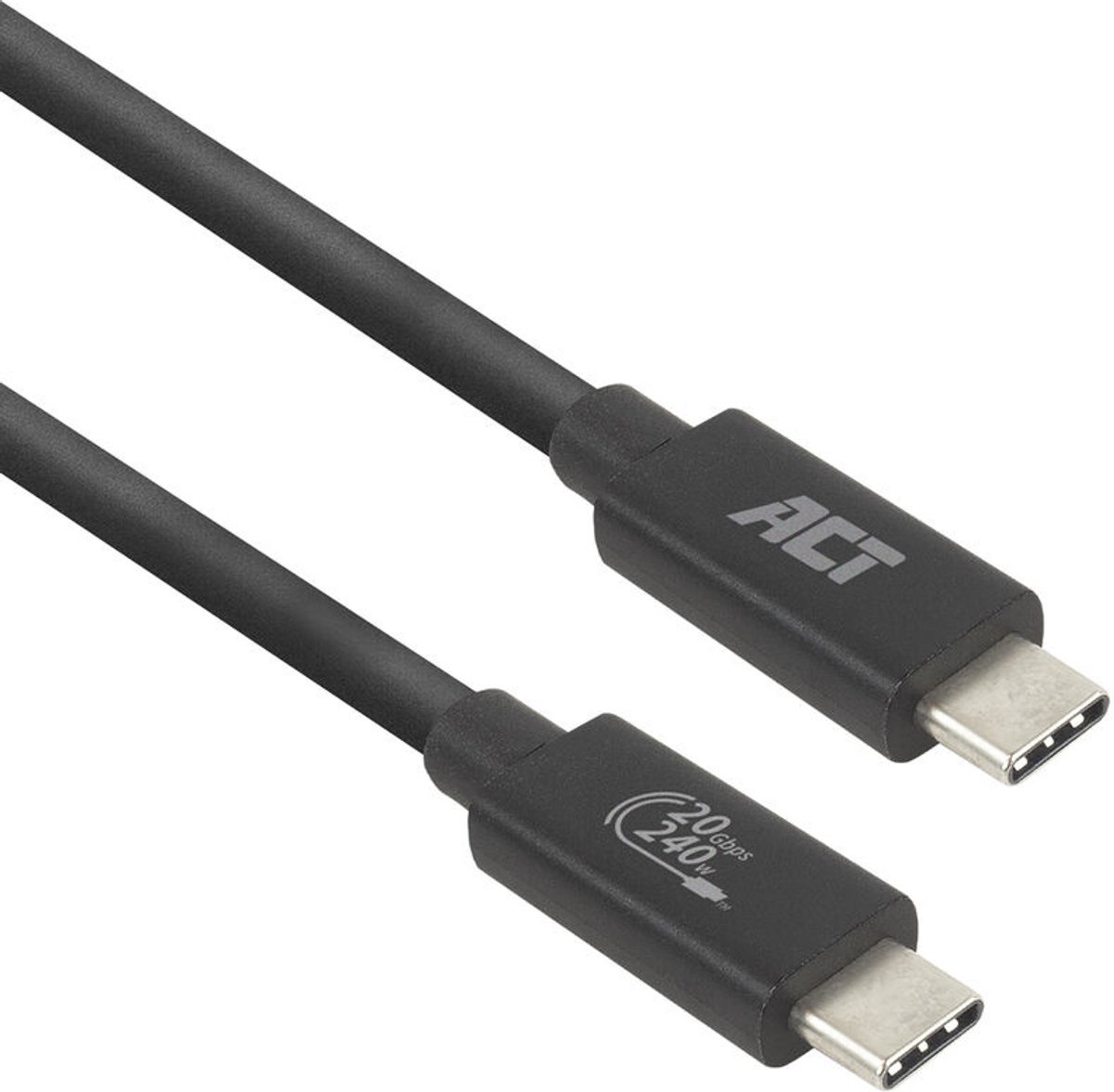 Image of ACT USB4® 20Gbps 240W USB Type-C® kabel, USB-IF gecertificeerd, 2 meter AC7432