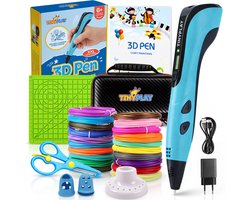 TinyPlay 3D Pen Starterspakket XXL - Incl. 100m PLA Filament en Sjabloonboek
