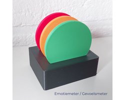 Olifantastisch Emotiemeter - Gevoelsmeter voor kinderen met 3 gekleurde schijven