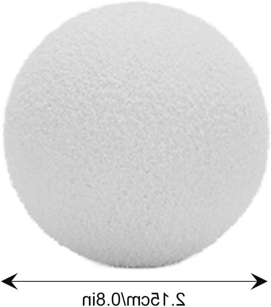 Dailygoods- Schuimgolfballen 30 Stuks - Zachte Schuimoefengolfballen - Voor Heren/Dames - Binnen/Buitentraining - 21,5 Mm - EVA Materiaal - Golfballen van Dailygoods — afbeelding 2