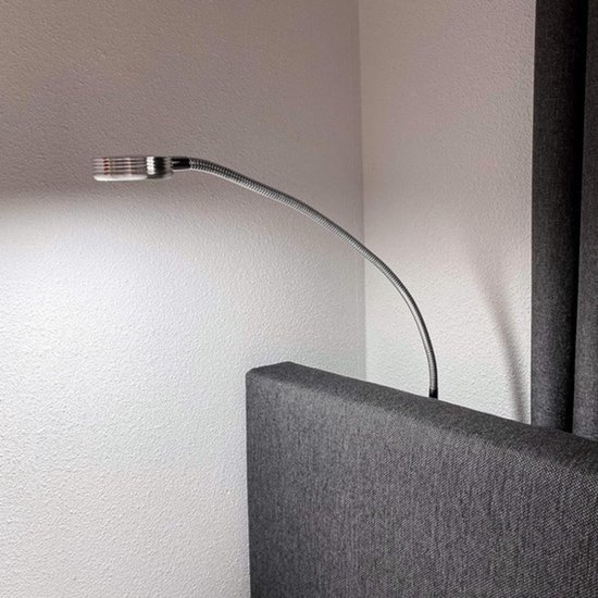 Thuys - Bedlampjes Hoofdbord - Dubbele Leeslampjes - Bedlamp Slaapkamer Volwassenen - Zilver van Merkloos — afbeelding 5