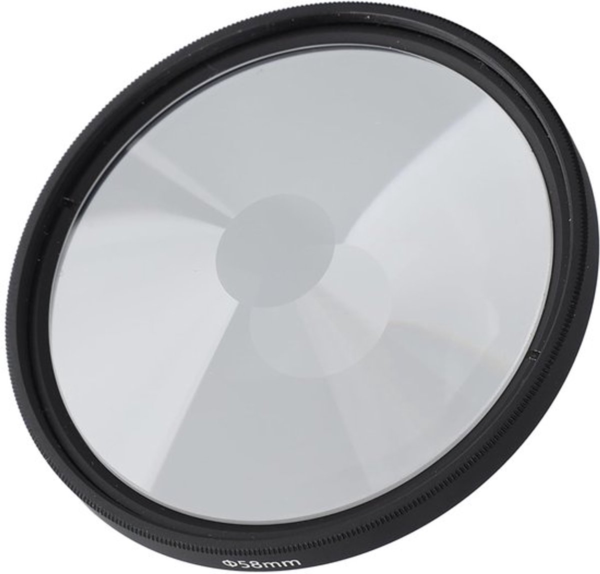 58 mm prismafilter voor cameralenzen, optisch glazen filter voor speciale effecten, waterdicht, MRC meerlaagse coating, antislip, speciaal filter voor cameravervorming.