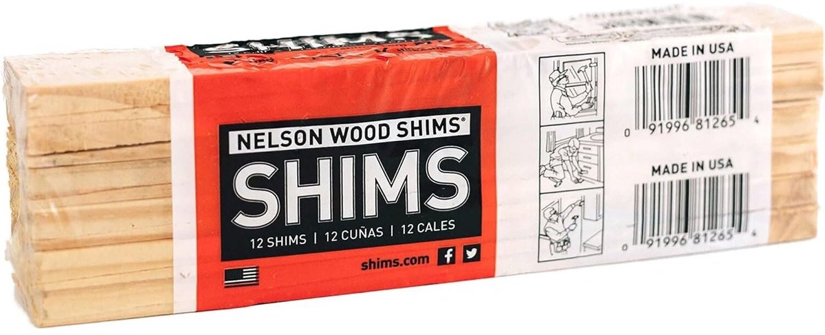 Nelson Wood Shims 8-Inch