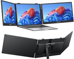 Blackview DCM5 Monitor - 14 inch IPS 1080P FHD Dubbel Scherm - Laptopscherm: 13-17,3" - USB-C