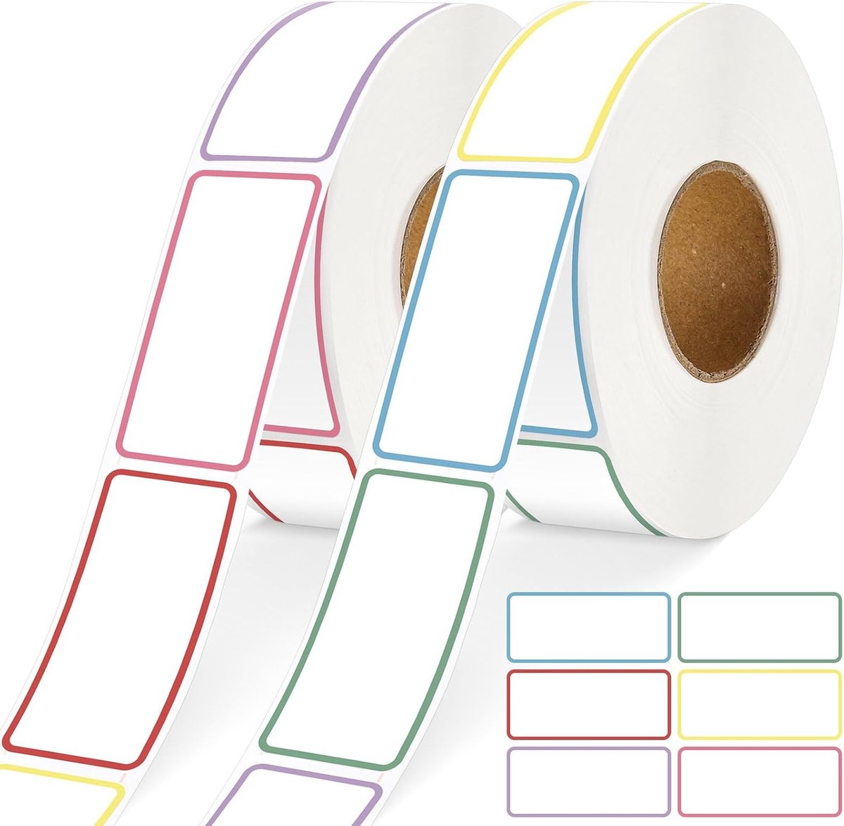 2000 Stuks Voedsel Labels, 25x50mm Verwijderbare Stickers, Waterdichte Labels voor Jars en Voedselcontainers, Ideaal voor de Vriezer