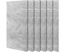 20 Stuks Zelfklevende Douchetegels Marmerlook 30x60 cm – Waterdichte XPE Schuim Wandstickers voor Badkamer & Keuken – Moderne Marmerdesign Tegelfolie