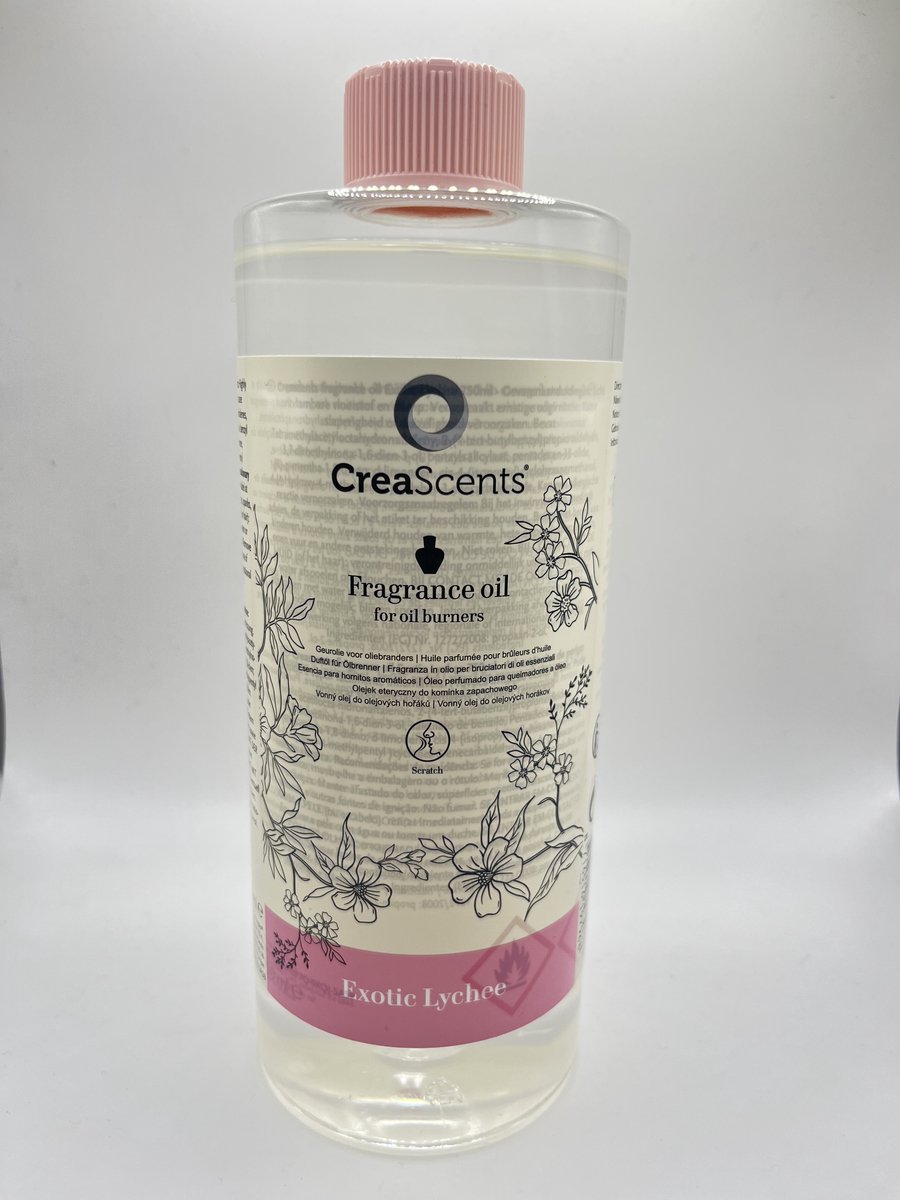 Creascents Geurolie Exotic Lychee 750 Ml Transparant