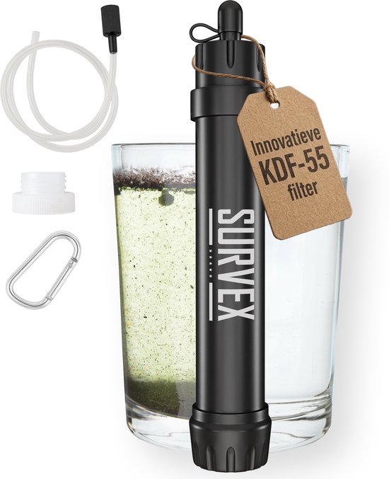 SURVEX Personal Water Filter Straw XL