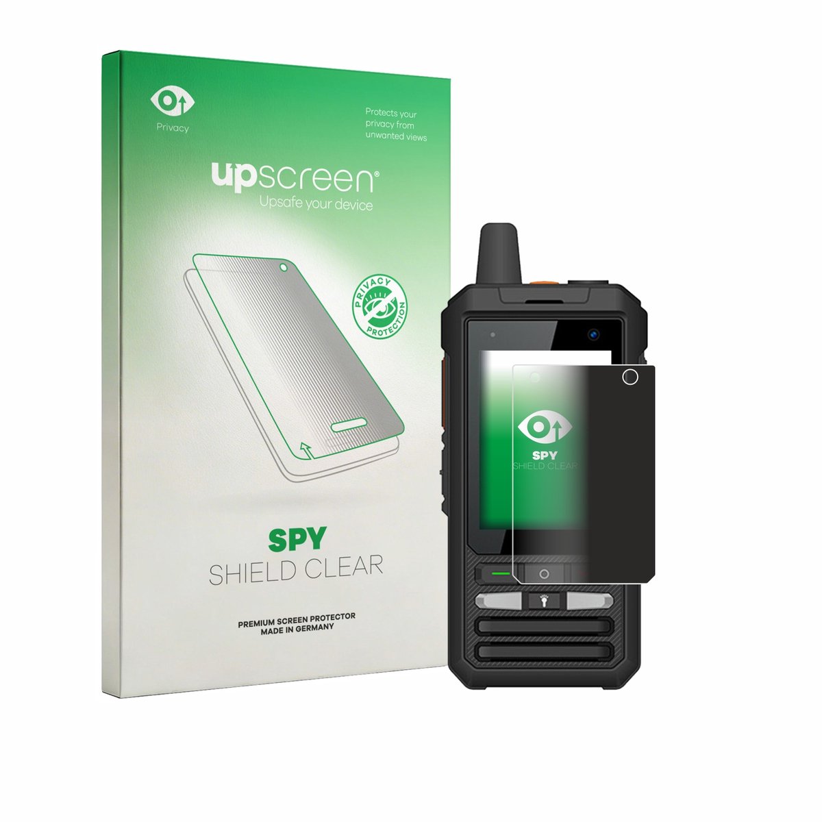 upscreen - privacy screenprotector voor Uniwa F80S - Folie Beschermfolie Blauwlichtfilter