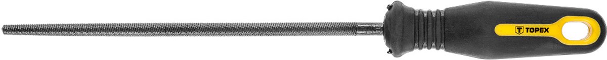 Topex - Rond Vijl - 200 mm - Ergonomische Handgreep - Metaal Bewerking