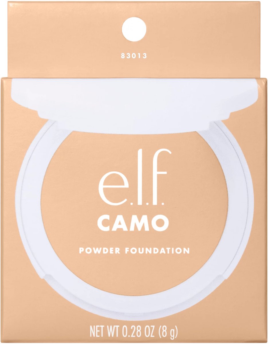 e.l.f. Camo Powder Foundation Light 240W 8g – Buildable to Full Coverage