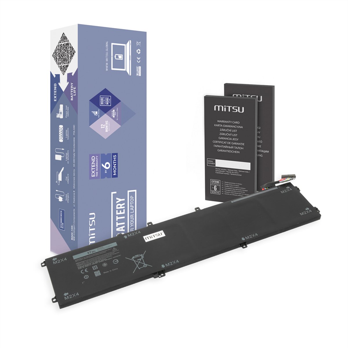 Mitsu - Laptopbatterij - 6GTPY - Dell XPS 15 9550