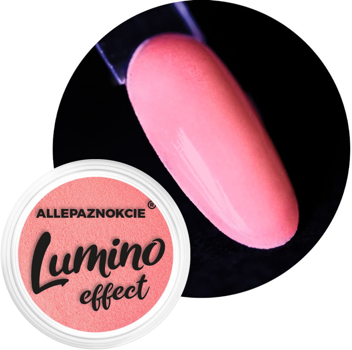 Allepaznokcie Lumino Effect - Gloeiende Nagelpoeder - Nr 7