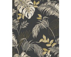 Vliesbehang - Attitude- Allison zwart/beige - A64303