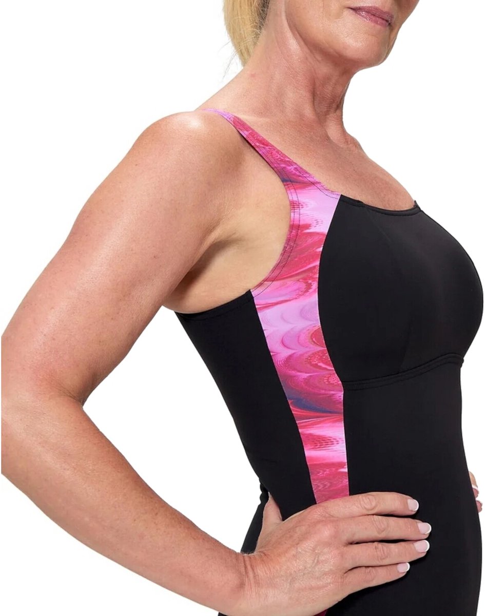 Speedo Lunalustre Printed Shaping Badpak Dames — afbeelding 3