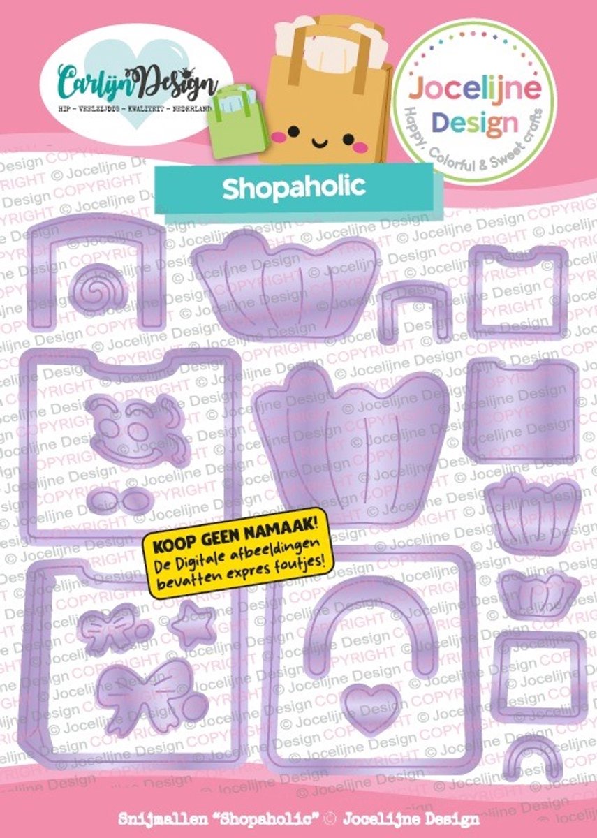 Snijmallen Shopaholic