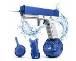 Astravon Elektrisch waterpistool - 2026 MODEL - 2 Magazijnen - Automatisch - Elektrisch - Waterspeelgoed - Waterblaster - Buitenspeelgoed - Zomerspeelgoed - Automatisch - Blauw - USB