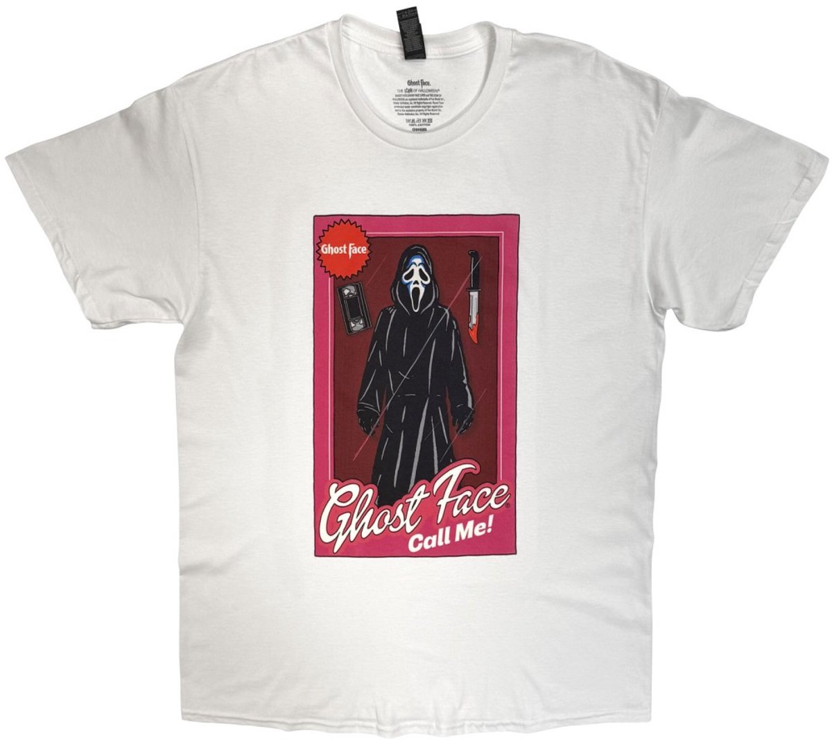 Scream Ghostface - Doll Box Heren Tshirt - 2XL - Wit