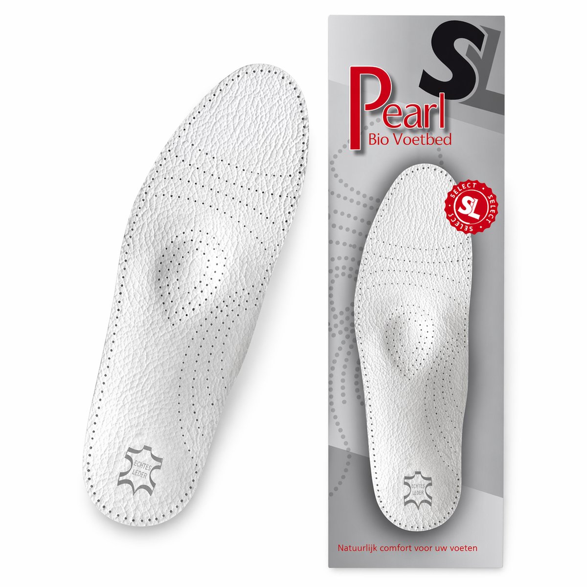 SL Bio Carat Pearl Voetbed - 100% biologisch- inlegzool- maat 41