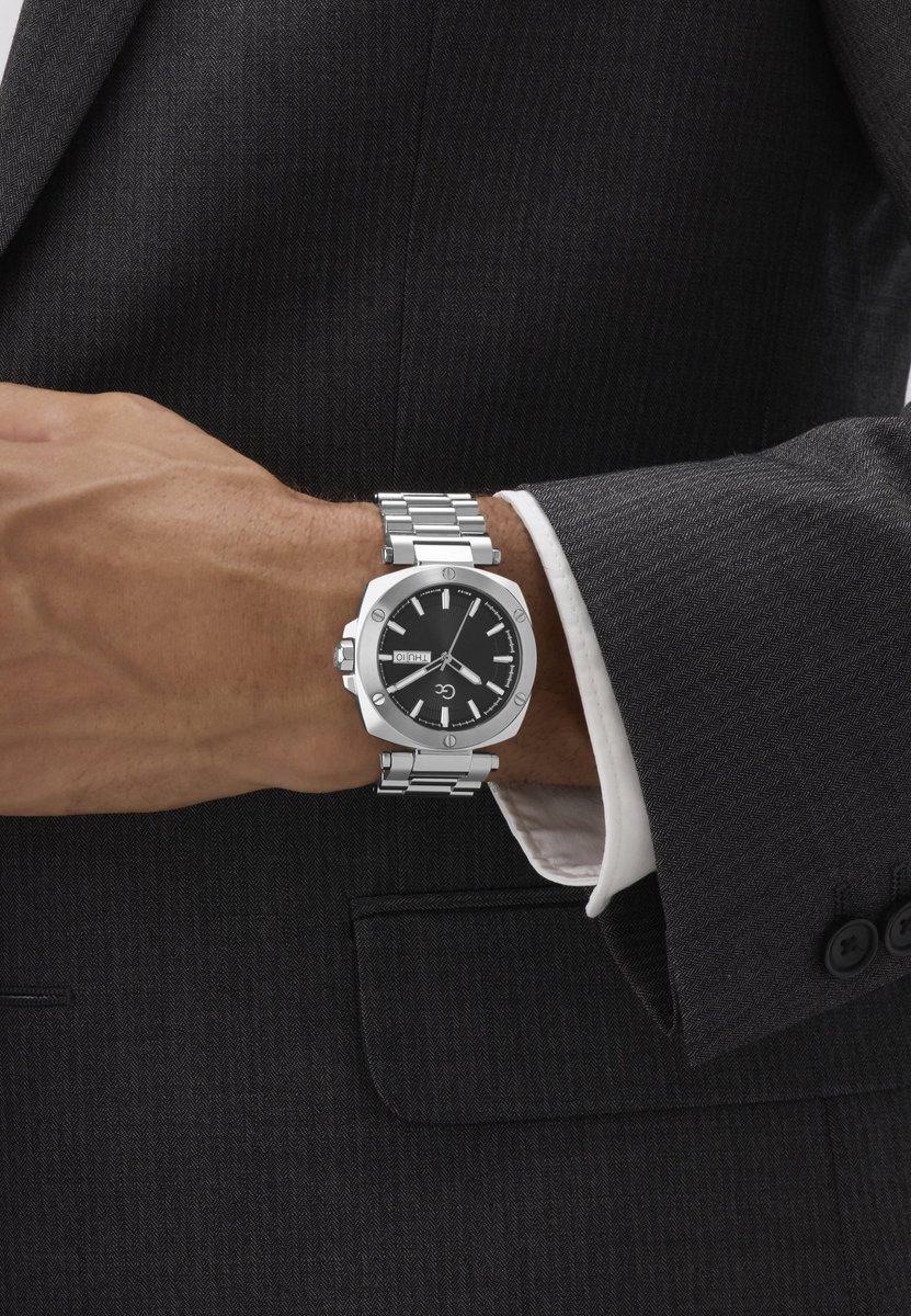 Gc Gc Nobilis Quartz Analoog Horloge Silver-Tone Behuizing: 100% Roestvrij Staal | Armband: Roestvrij Staal 44 mm Z78001G2