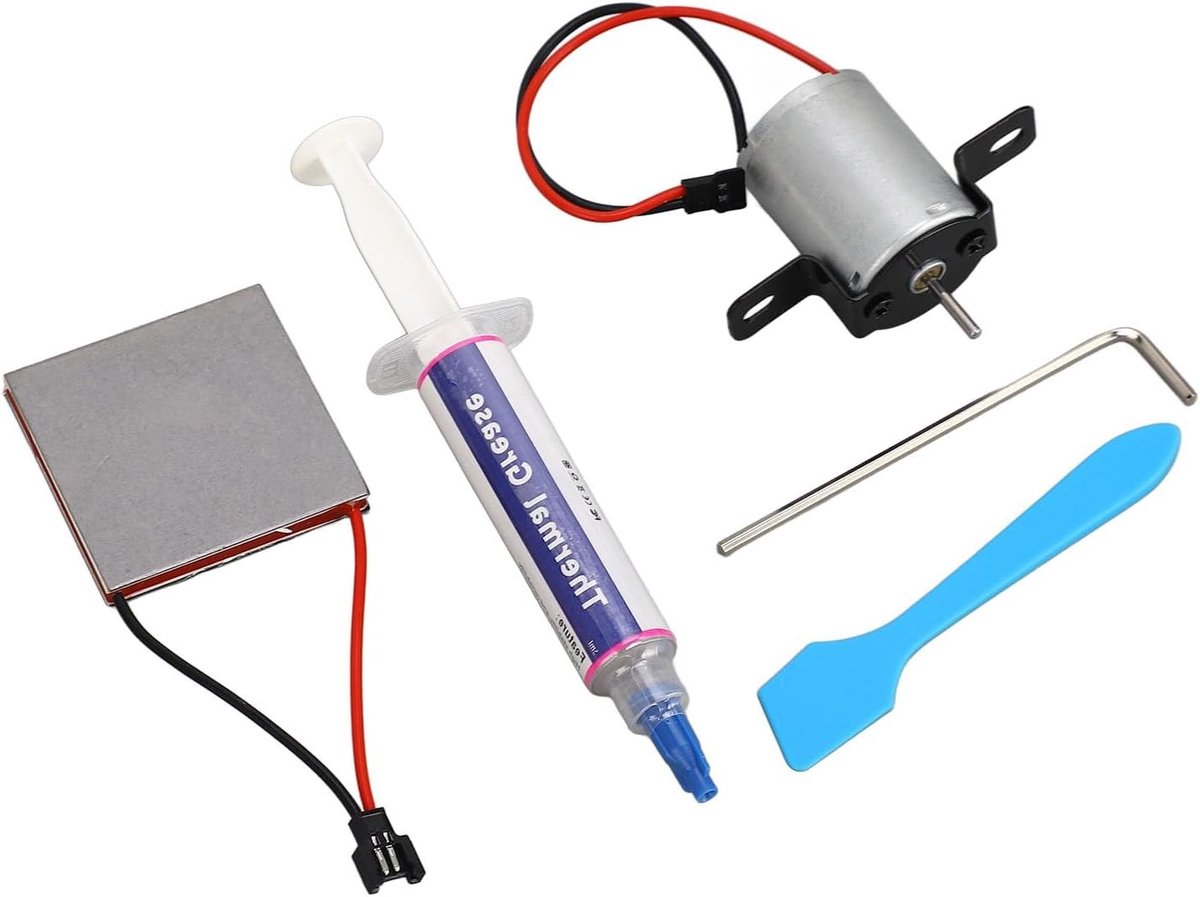 Efficiënte Kachelventilator Motor met 4 Bladen van Aluminium Legering, Warmtegestuurde Reparatie Accessoire voor Universele Kachelfans