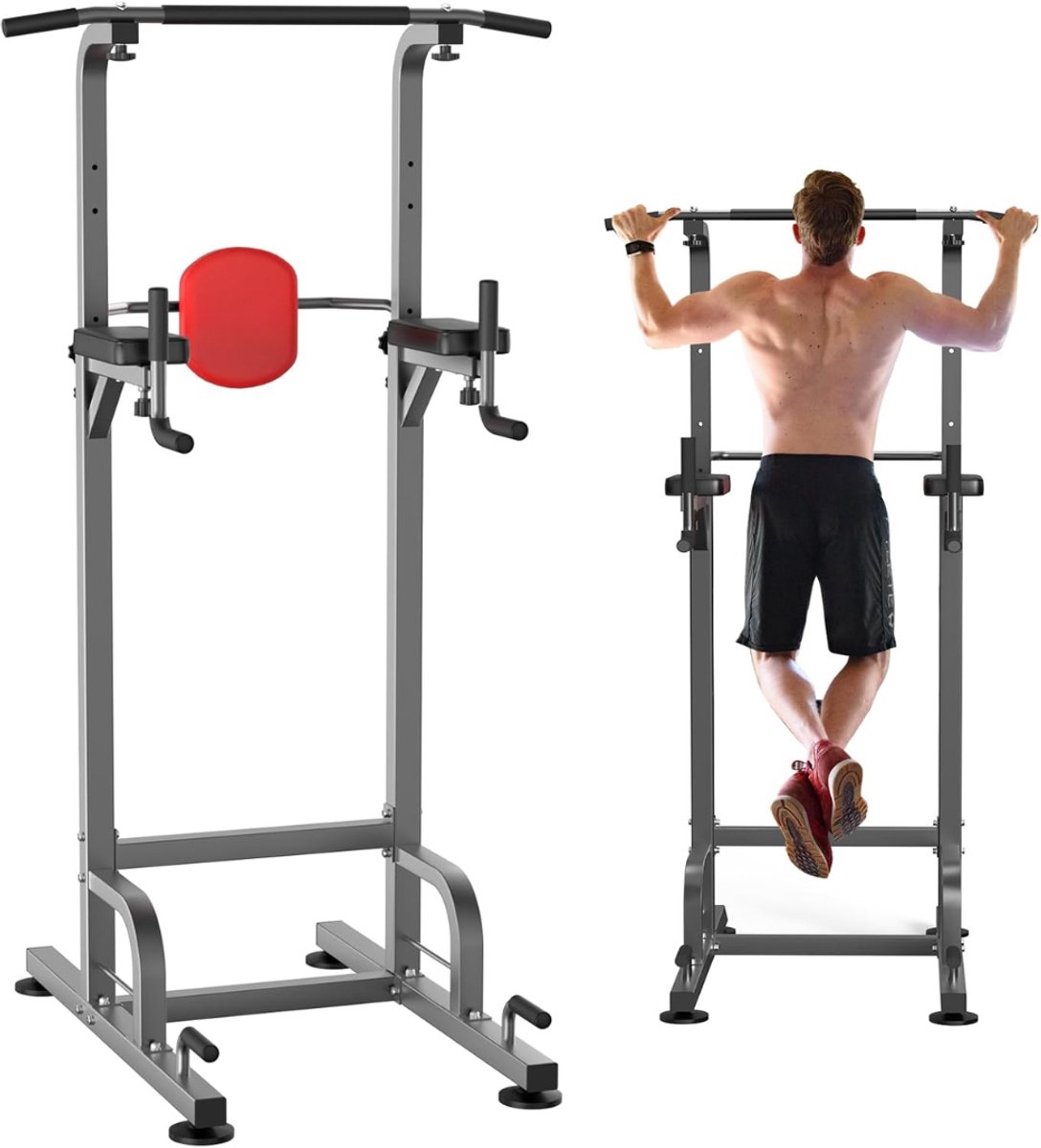 KAD® Pull Up Station - Pull Up Bar - Pull Up - Grijs - 67cm x 86cm x 219cm