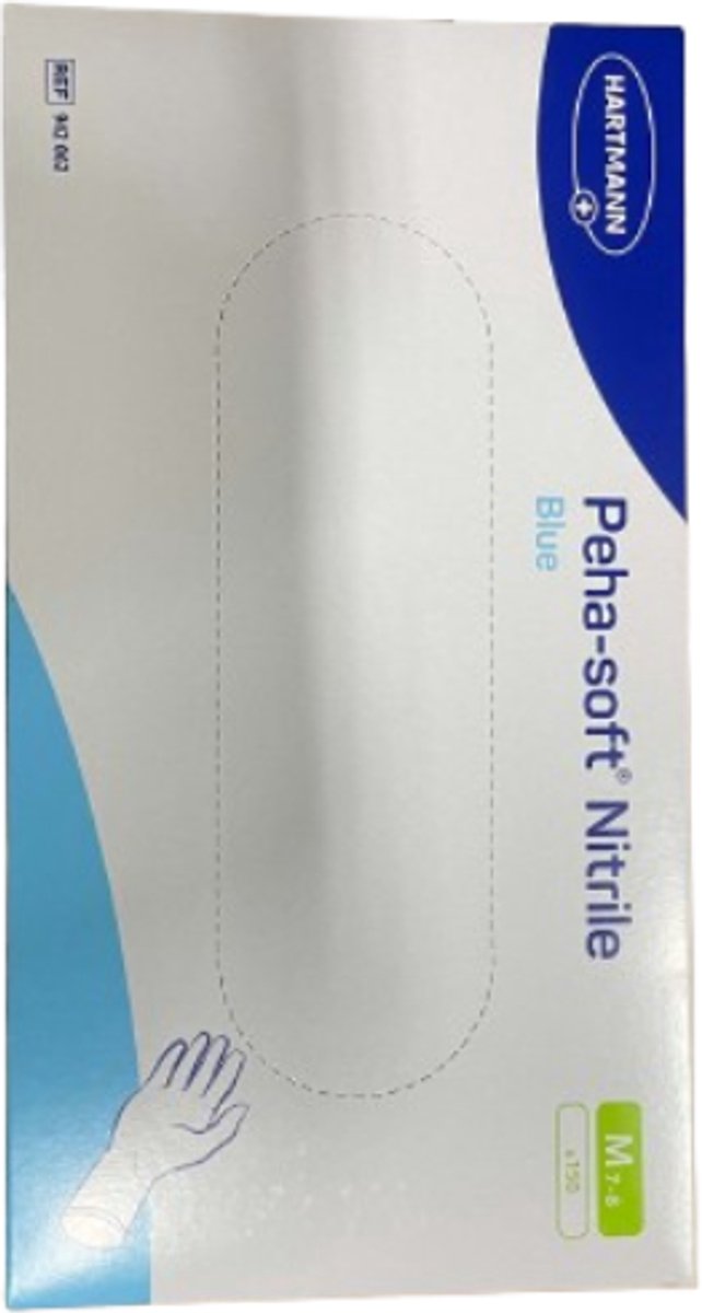Hartmann Peha-soft Nitrile Blue - M - 150 pcs - 942062