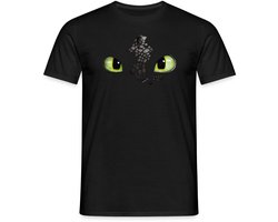 How To Train Your Dragon | Drakenogen In De Nacht T-Shirt Heren