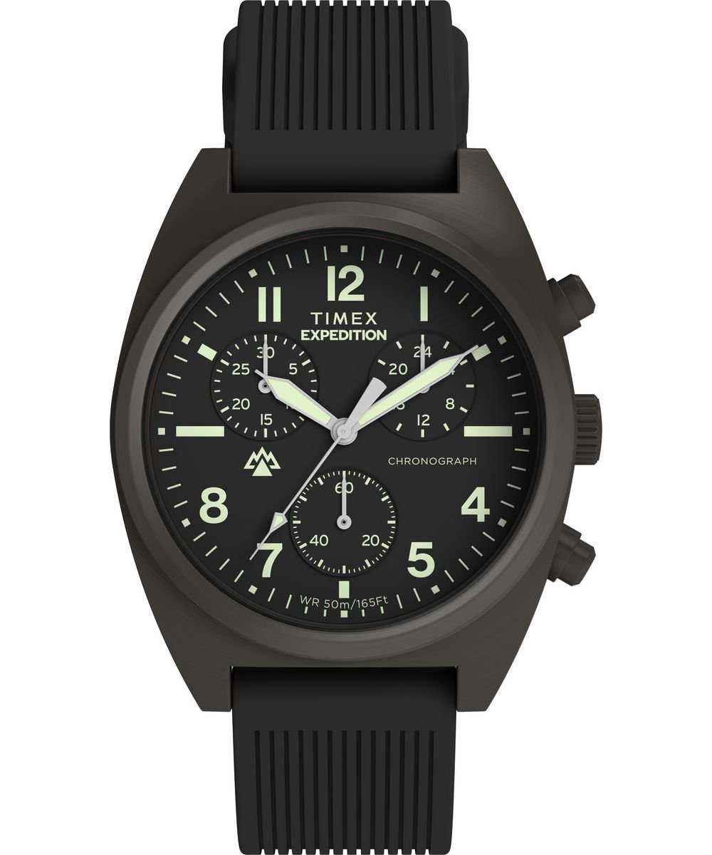 Timex Expedition North Capstone TW2Y61000 Horloge - Siliconen - Zwart - Ø 41 mm